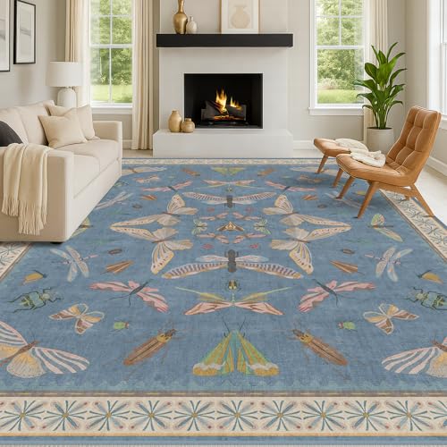 Washable Living Room Rug 8x10 (80 Sq Ft)