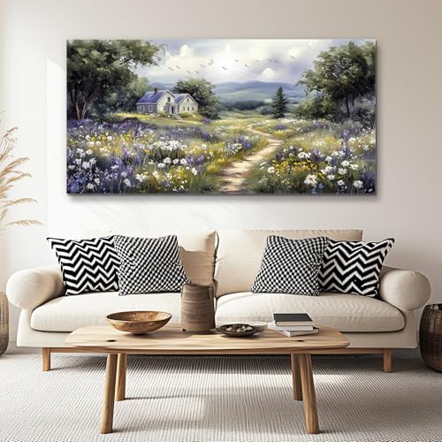 Canvas Wall Art For Living Room Wall Decor For Bedroom Office Wall Decoration Garden Painting Artwork Room Aesthetic Home Decor 20x40 In