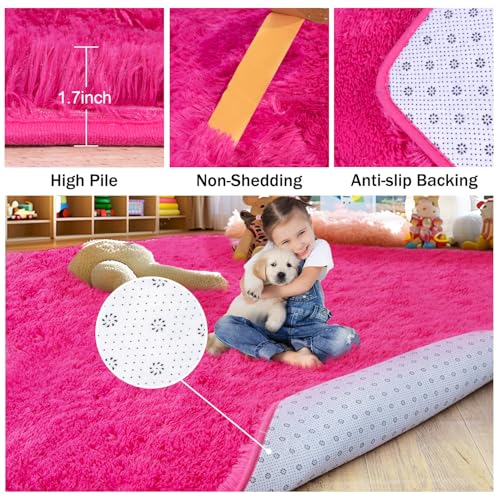 Extra Large Fluffy Area Rug for Bedroom Living Room