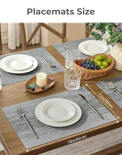 Grey Placemats (8 Count)