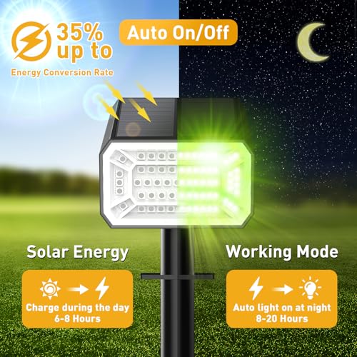 Solar Spot Lights Outdoor (4 Count)