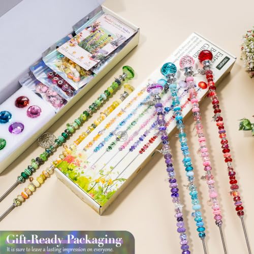 16in Extra Long Beaded Garden Stakes kit (306 Count)