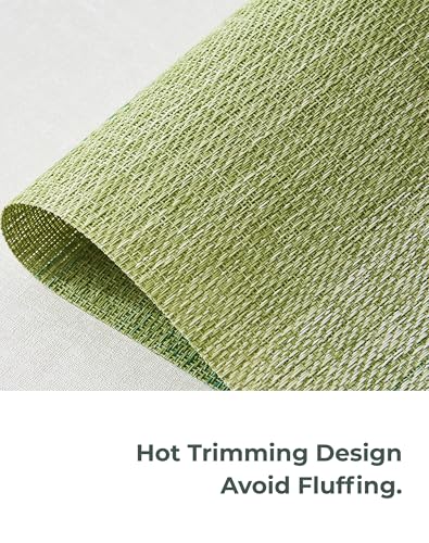 Gradient Green Woven Placemats Set of 24 (24 Count)