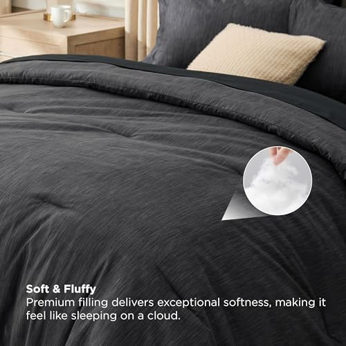 King Size Comforter Set Black