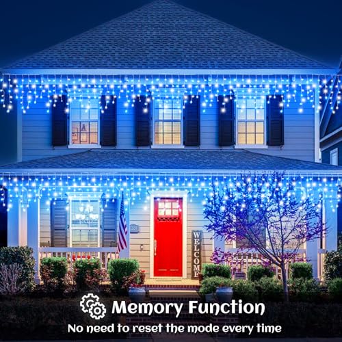 99ft Icicle Lights for Outside