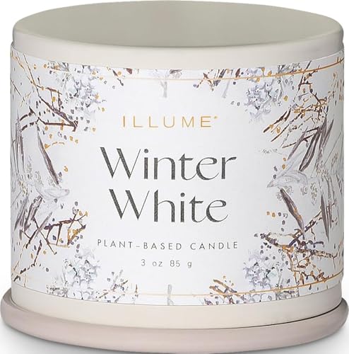 Candle Tin Winter White Demi Vanity 3 Ounce