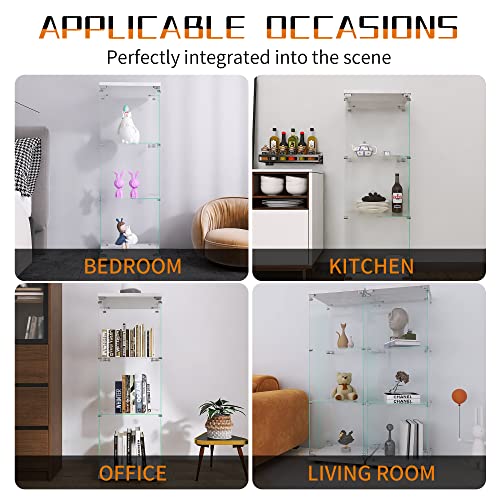 White Glass Display Cabinet