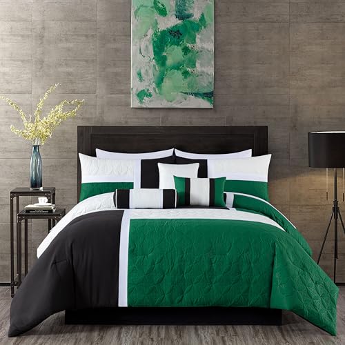 Upland 7 Piece Quilted Patchwork Comforter Set