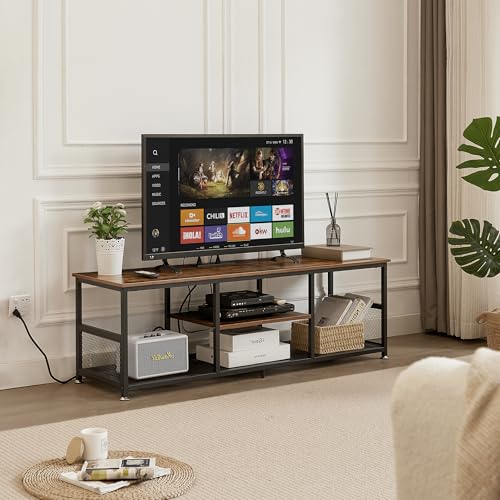 TV Stand with Power Outlets for Televisions up to 65Inch