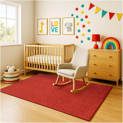 Soft & Colorful 5' x 8' Kids Classroom Area Rug