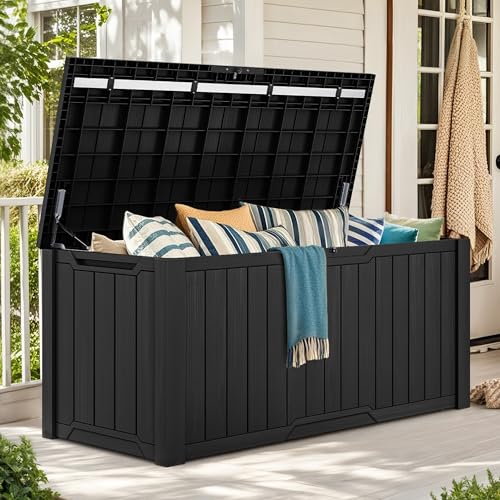 XXL 230 Gallon Large Outdoor Storage Deck Box for Patio Furniture