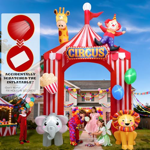 10FT Circus Party Arch Outdoor Decoration Inflatable