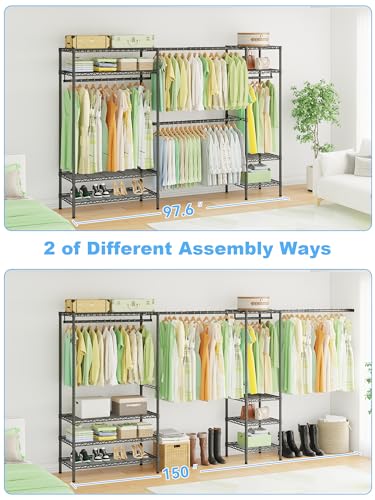 E11 Heavy Duty Garment Rack