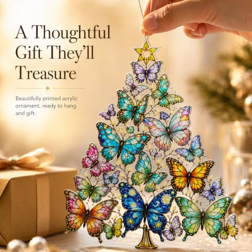 Butterfly Christmas Ornament 2026