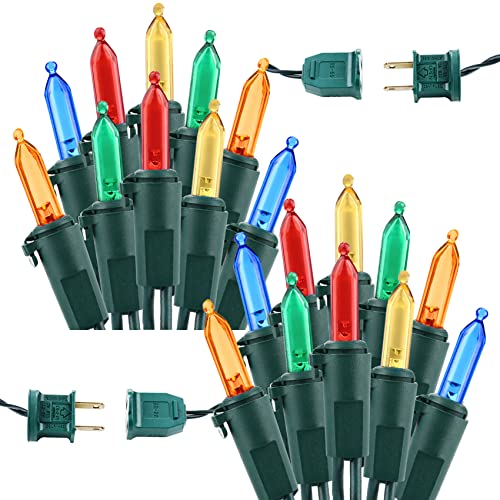 Multicolor Christmas Lights Connectable (66 Foot)