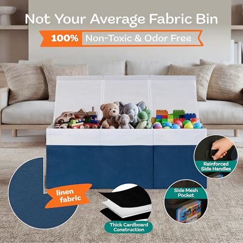 Extra Large Toy Storage Organizer with Lid
