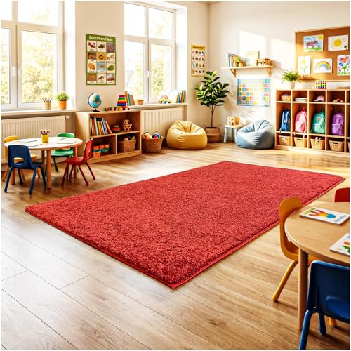 Soft & Colorful 4' x 6' Kids Classroom Area Rug