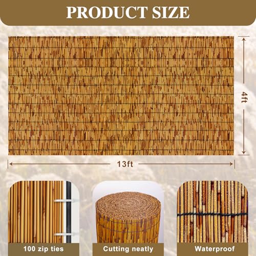 Bamboo Fence Bamboo Screens Outdoor for Patio