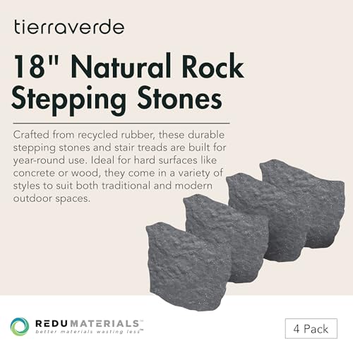 TierraVerde Rubber Stepping Stones (4 Count)