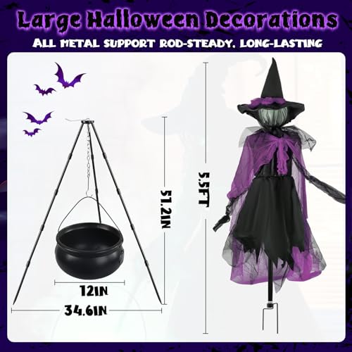 3 Witches Halloween Decorations Outdoor