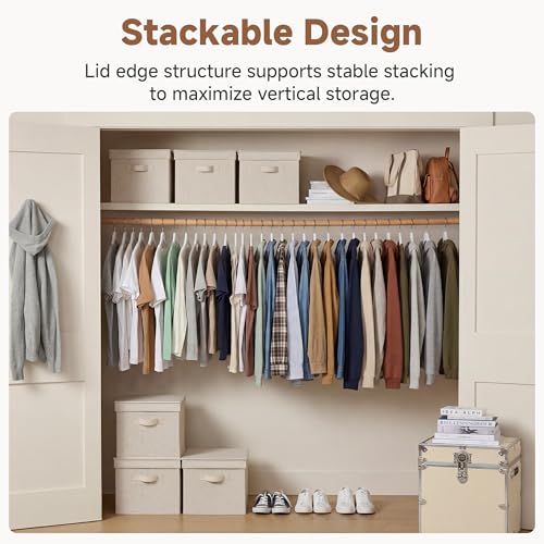 Fabric Storage Bins with Lids (3 Count)