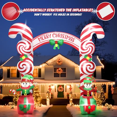 9FT Christmas Inflatable Archway