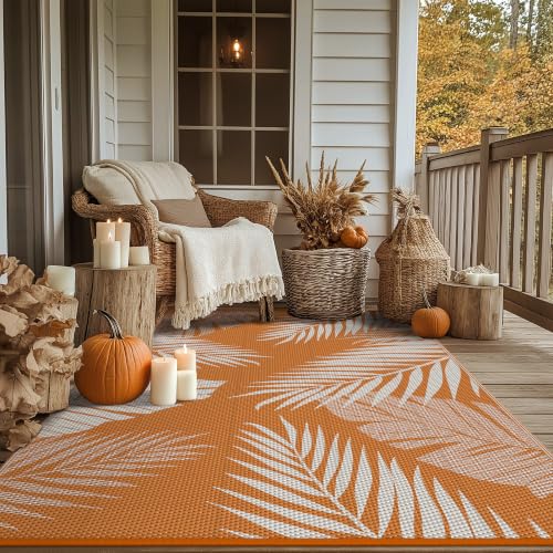 Outdoor Rug Waterproof Plastic for Fall Decor (54 Sq Ft)