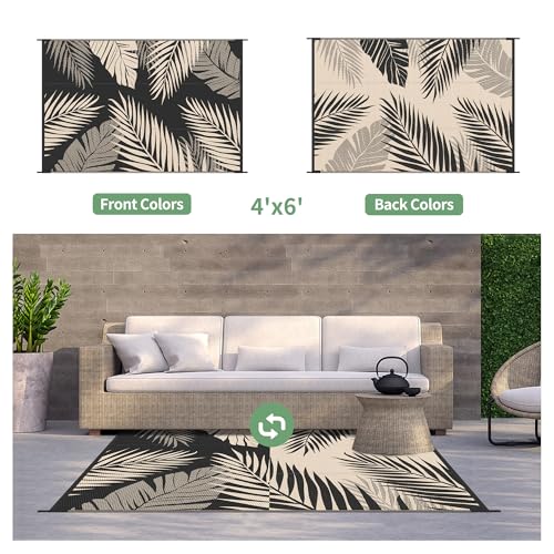 Outdoor Rug Waterproof Plastic Rugs for Patio
