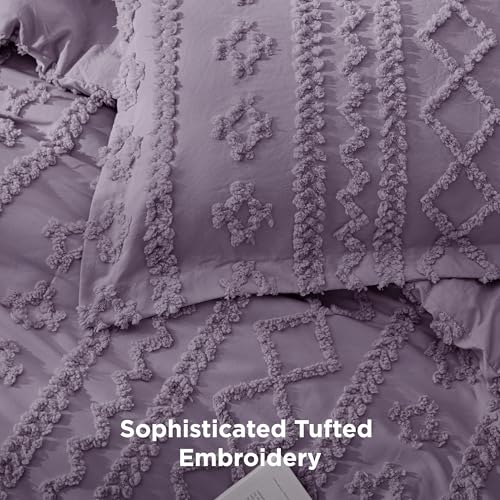 Tufted Boho Comforter Set Twin Size
