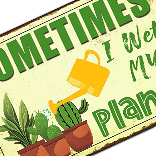 Funny Signs Garden Decor Outdoor Vintage Garden Decorative Metal Sign Gifts