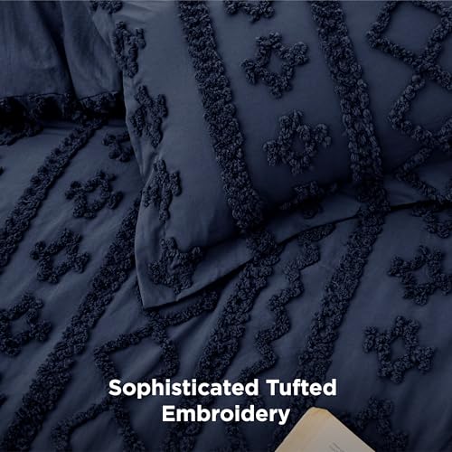 Tufted Boho Comforter Set King Size