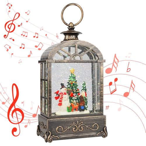 Christmas Snow Globe Lantern