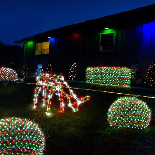 F8 Big Bulbs Christmas Net Lights