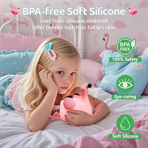 Flamingo Night Light for Kids
