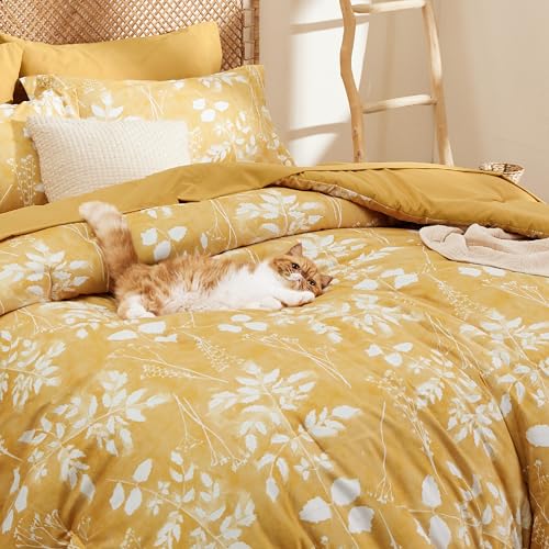 Floral Yellow Comforter Set