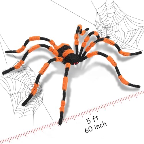 Giant Spider Halloween Decorations (Orange)