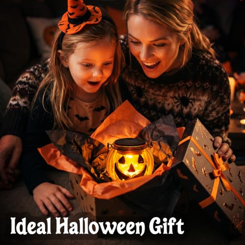 Halloween Pumpkin Solar Lantern (2 Count)