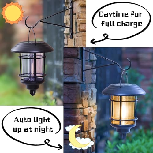 4 Pack Solar Lanterns Outdoor (4 Count)