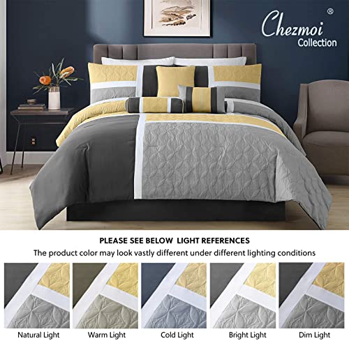 Upland 7 Piece Quilted Patchwork Comforter Set