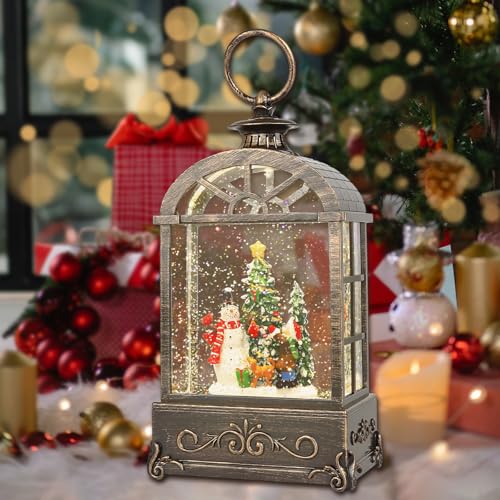 Christmas Snow Globe Lantern