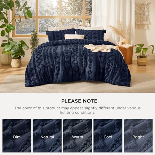 Tufted Boho Comforter Set King Size
