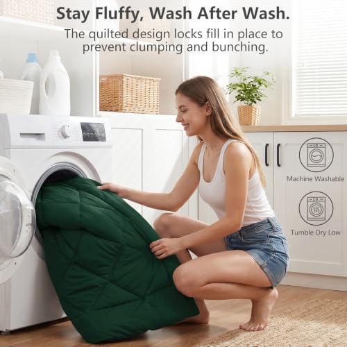 California King Comforter Set Emerald Green