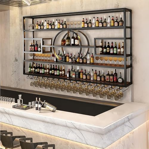 47.2in Large Wall Mounted Wine Rack