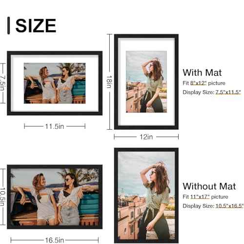 11x17 Picture Frames Set of 9 (9 Count)