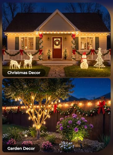 58FT Solar String Lights Outdoor Waterproof (58 Foot)
