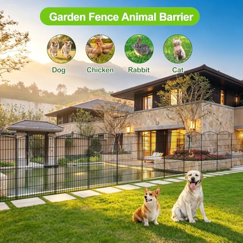 Decorative Garden Fence 12 Panels 26ft
