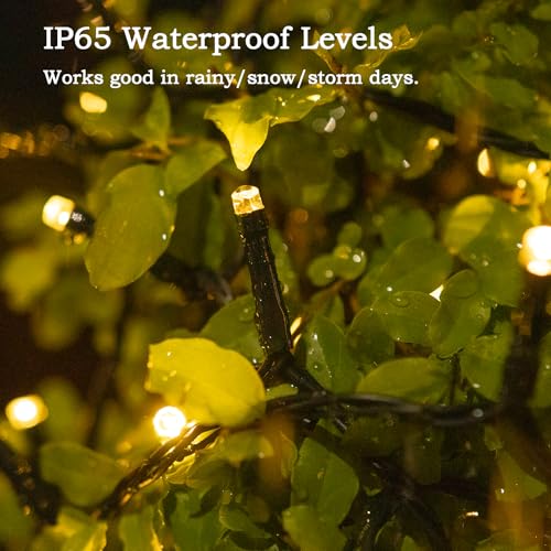 66FT 200LEDs Fairy Lights Solar Powered