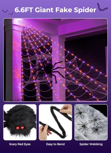 Halloween Decorations Outdoor (Orange & Purple)