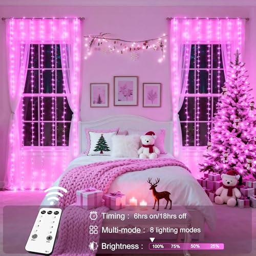 300 LED Curtain Lights