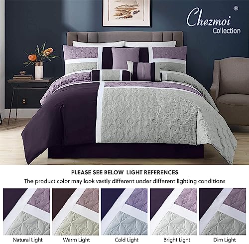 Upland 7 Piece Quilted Patchwork Comforter Set